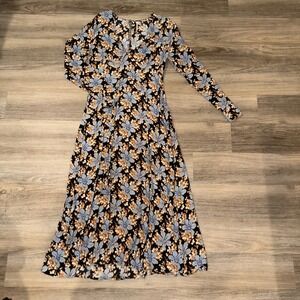 free people wild romance embroidered midi dress Free People Complete Me Midi – Pink & Navy Boutique main image 0